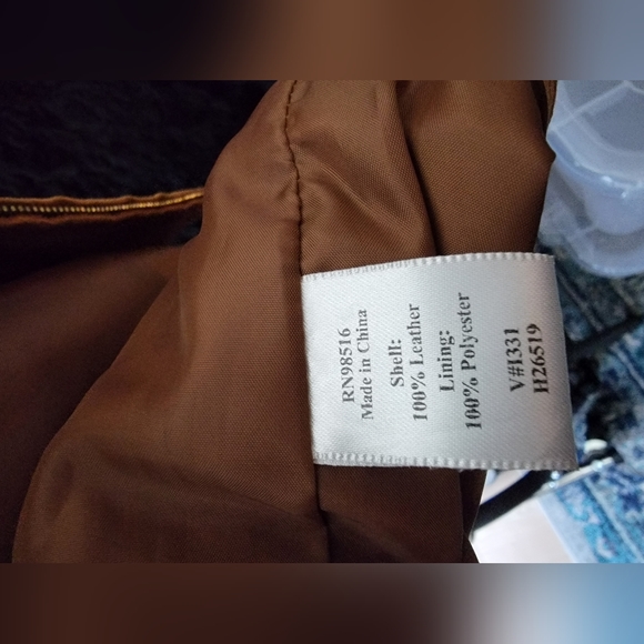 Leather Women's Coat - Picture 3 of 3